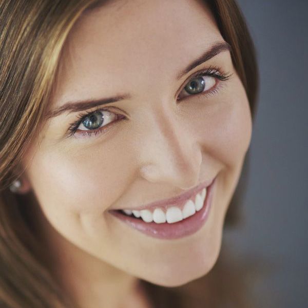 woman smiling